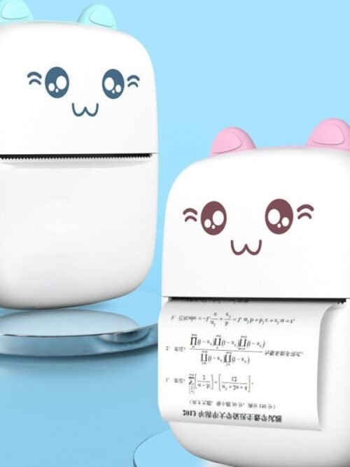 Mini Printer Portable Mini Bluetooth WiFi New Wrong Printer Mobile Phone Photo Title Note Hot Print Pocket Student Error Label Printer